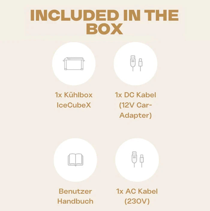 IceCubeX 25 - Kompressor-Kühlbox, 12/24/230V