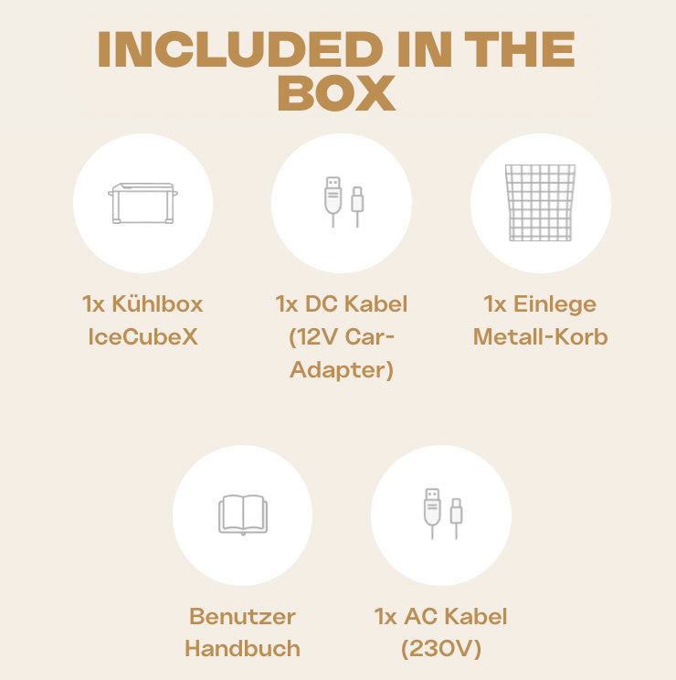 IceCubeX 50 - Kompressor-Kühlbox, 12/24/230V