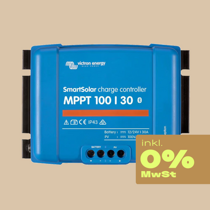 Victron Smartsolar MPPT 100/30 30A 12V 24V Solar Laadregelaar - 0% btw